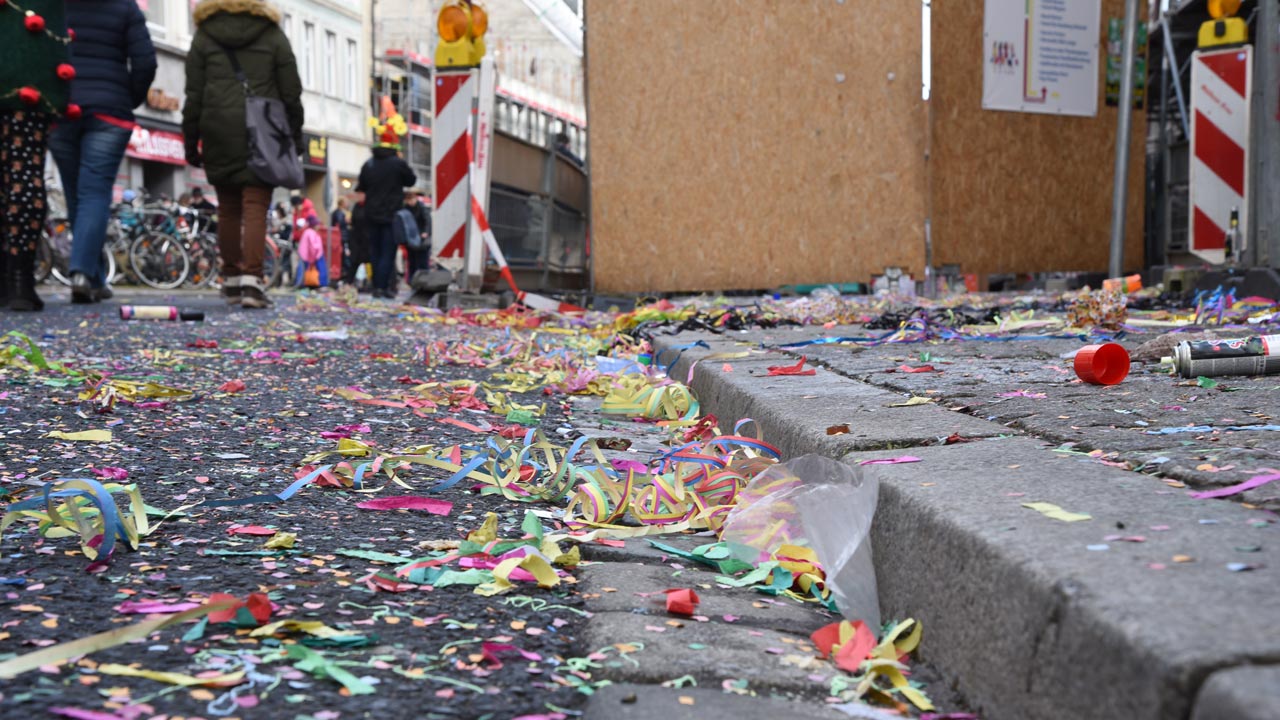 Zum Faschingsende: Stadtreinigung kündigt Streiks an