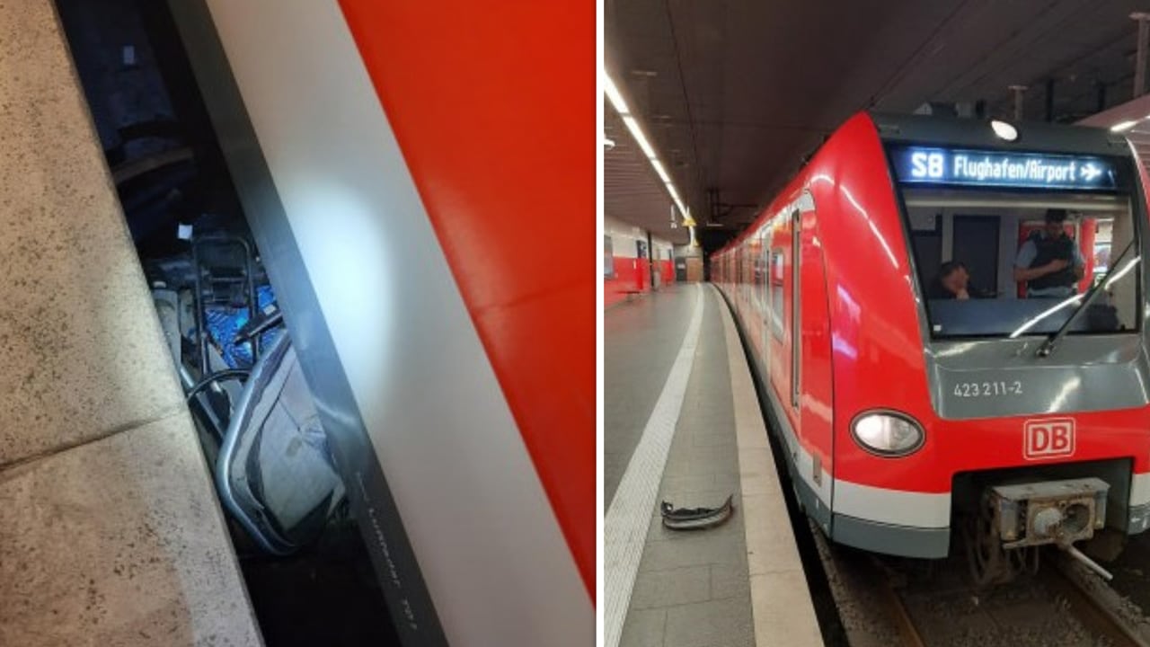 Schreckmoment am Bahnhof: Kinderwagen rollt ins Gleis