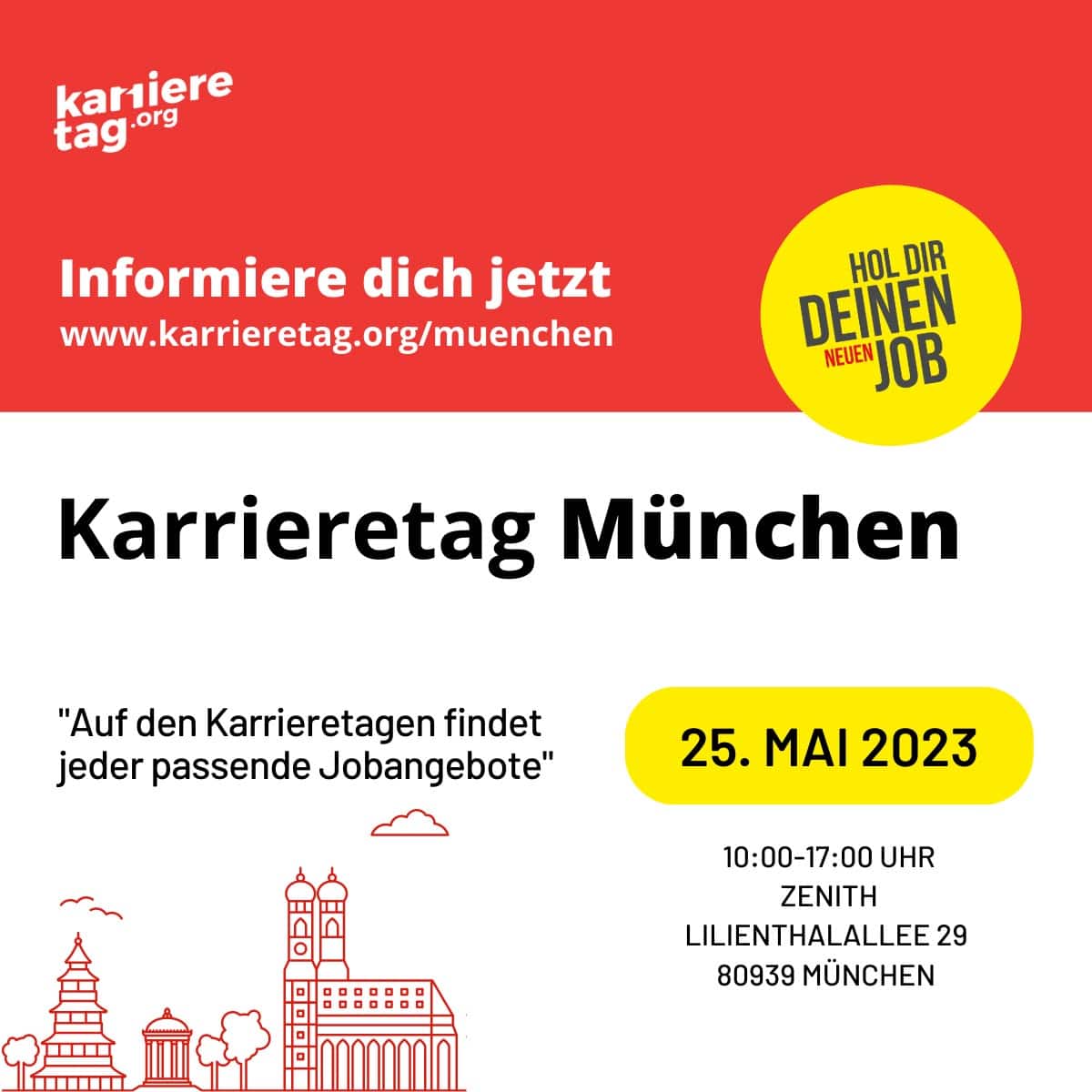 Karrieretag München 2023 Flyer