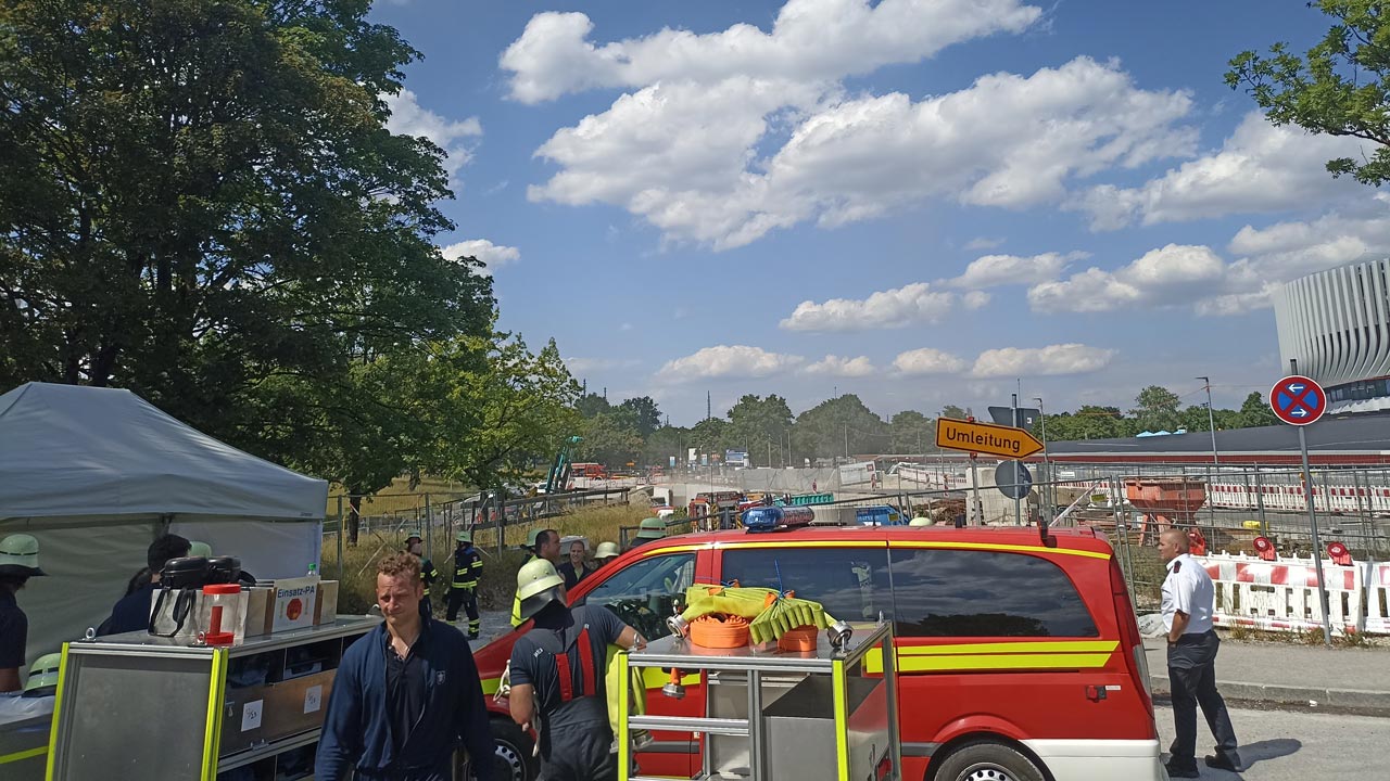 Brand in SAP-Garden: Polizei vermutet fahrlässige Brandstiftung