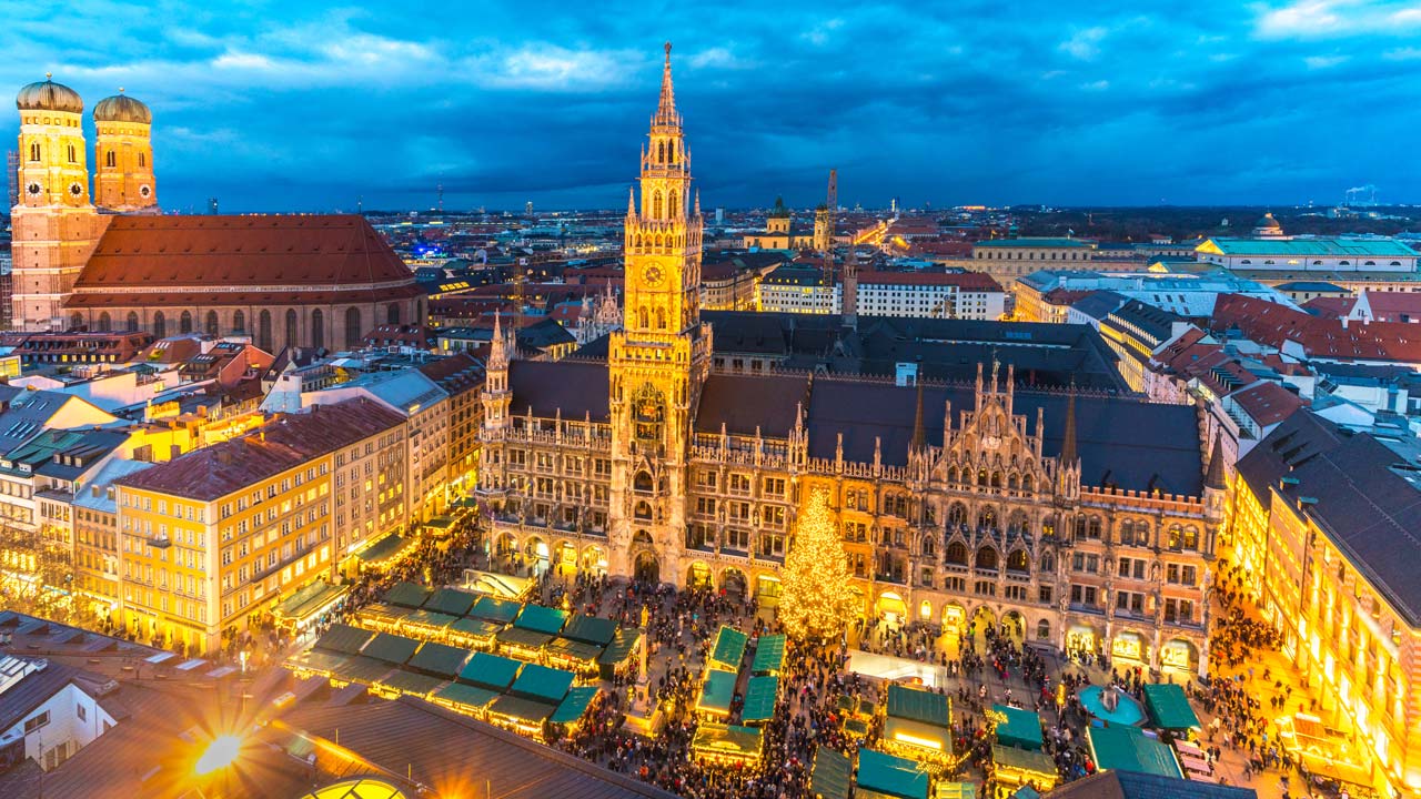 Christkindlmarkt: Marienplatz