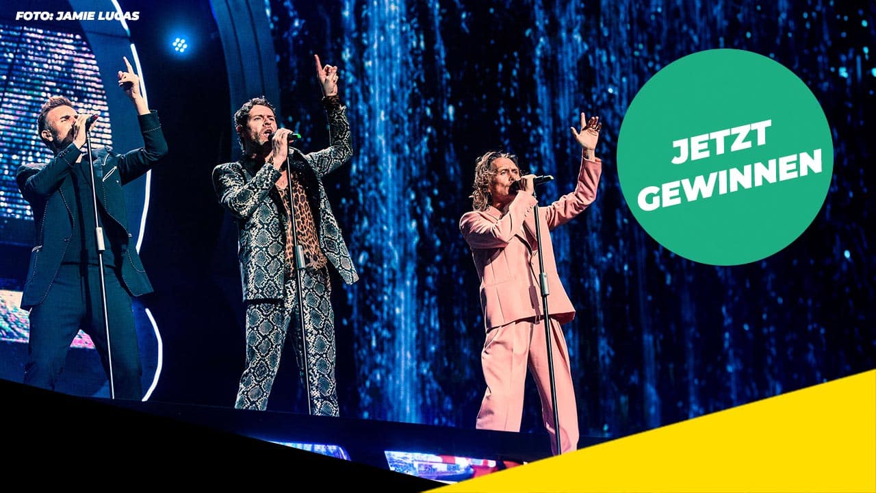 Tickets gewinnen! Take That spielen in der Tollwood Musik-Arena