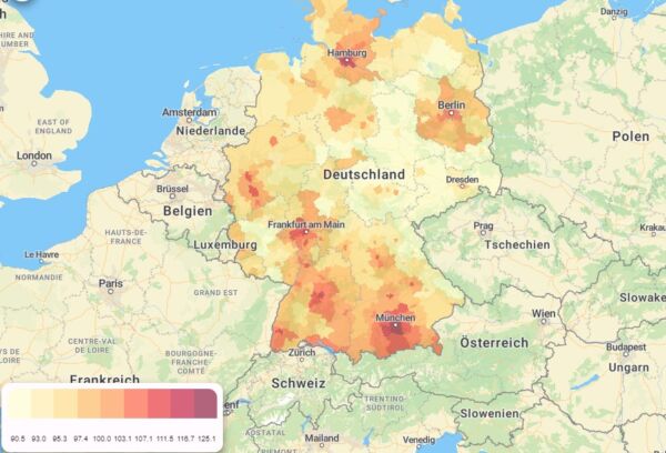 lebenshaltungskosten in deutschland