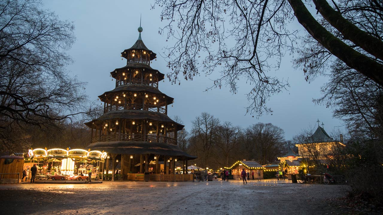 Christkindlmarkt: Chinesischer Turm