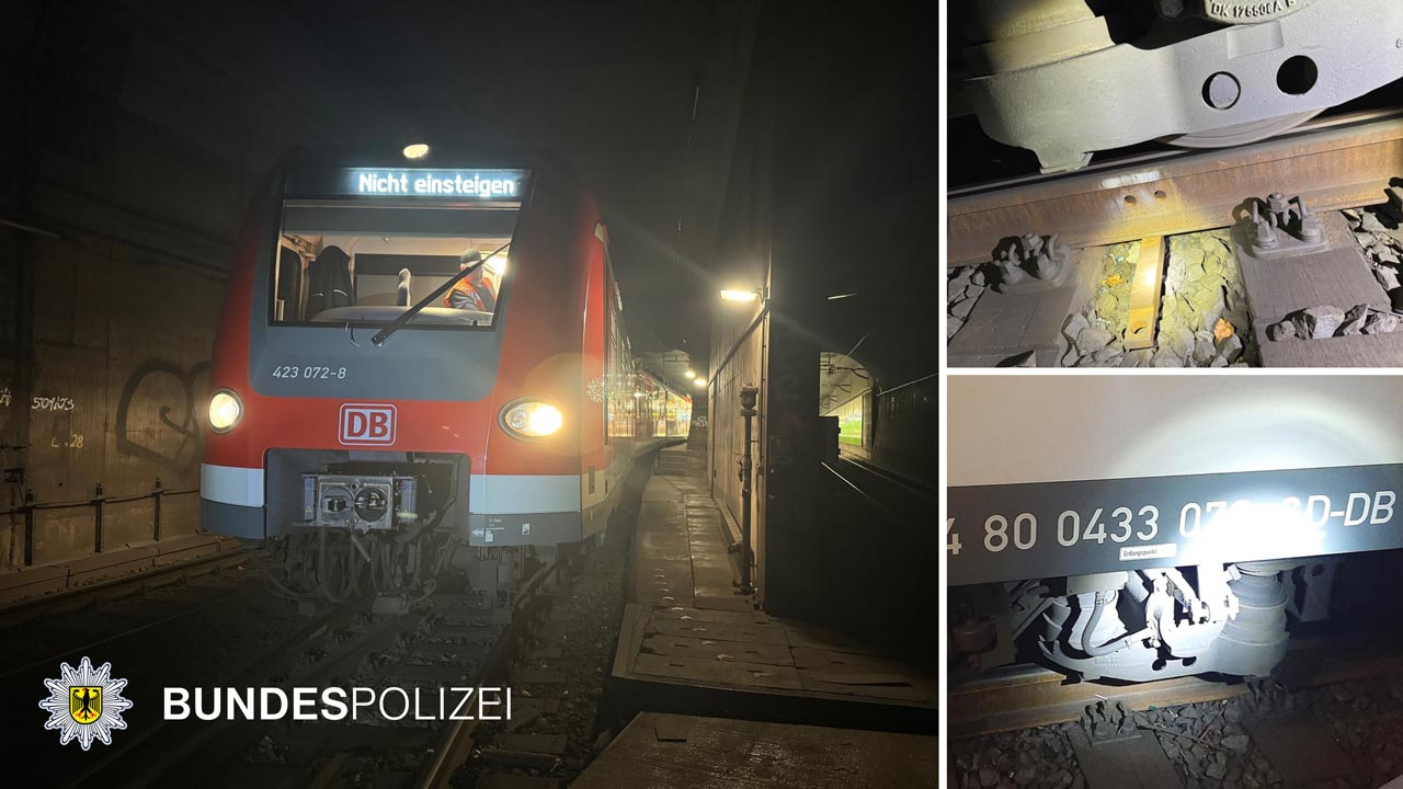 Mitten im Berufsverkehr: S-Bahn-Stammstrecke gesperrt!