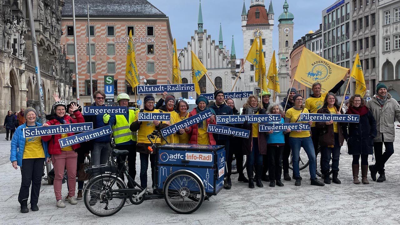 ADFC kämpft für neue Fahrradwege in München