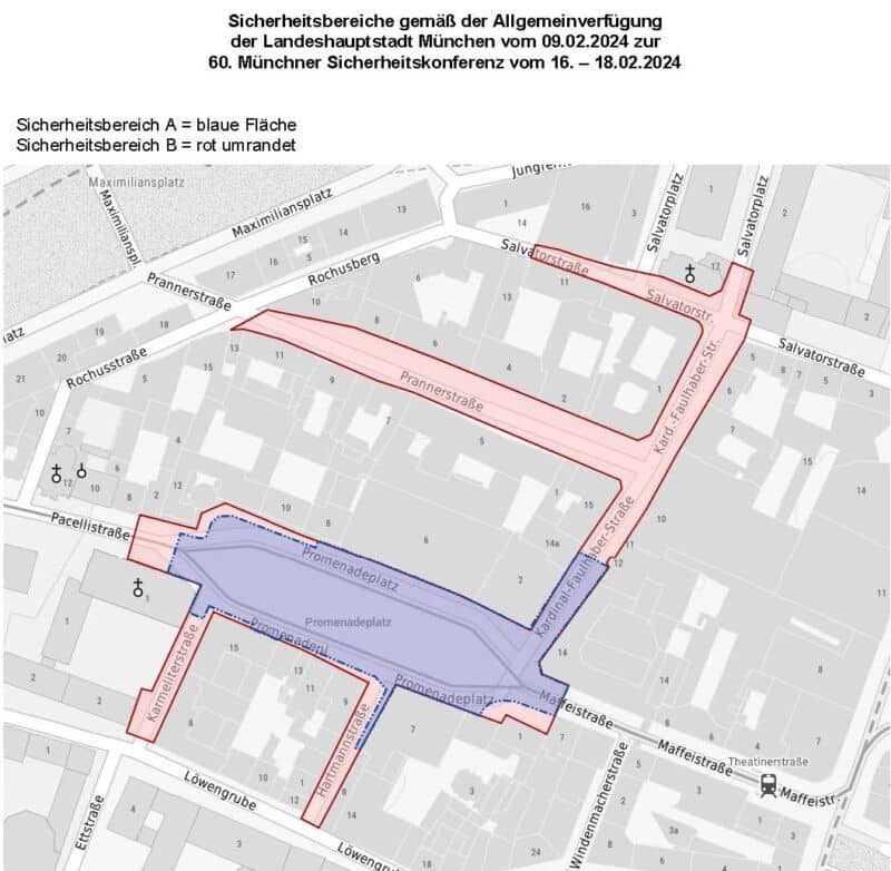Karte München, Siko