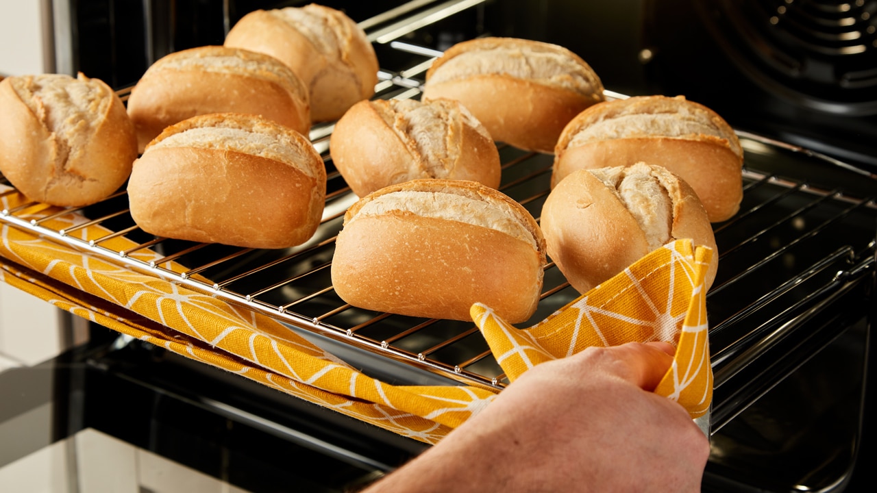 Semmeln auf dem Toaster nochmal aufbacken