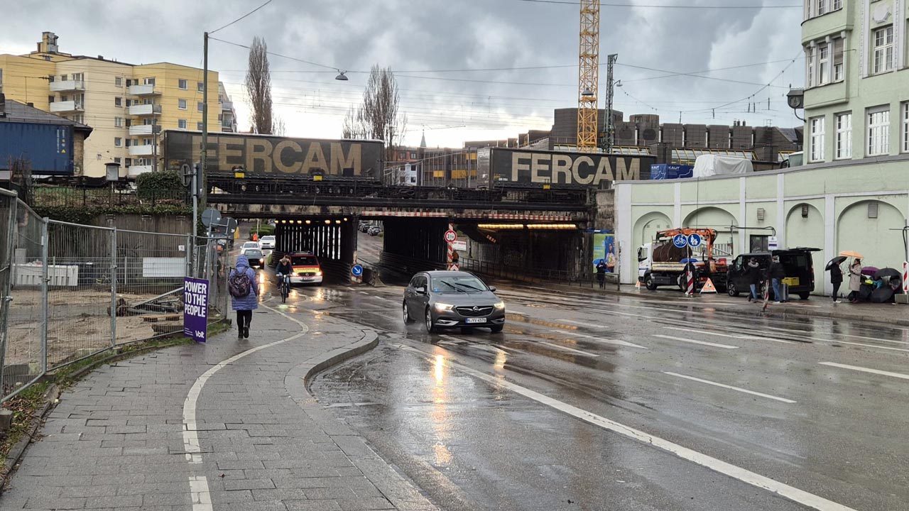 Vollsperrungen nötig: Brücke an der Lindwurmstraße wird neu gebaut