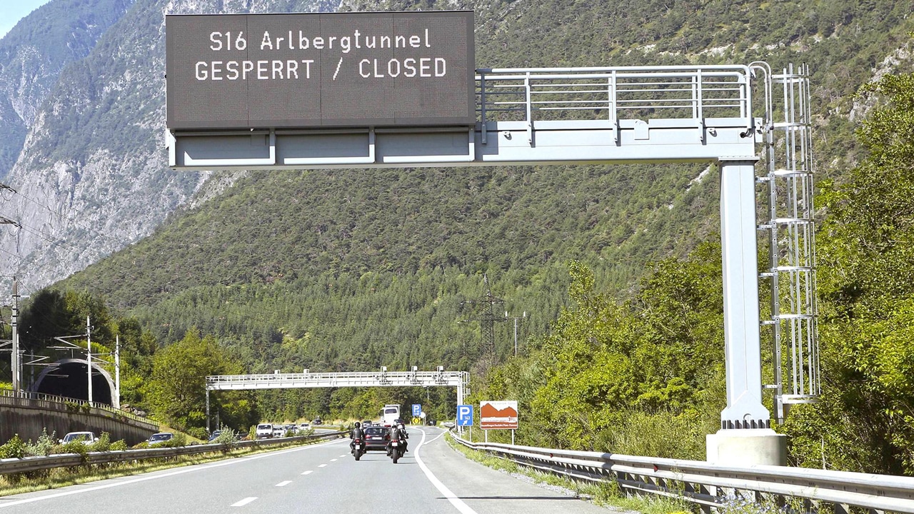 Achtung Urlauber: Der Arlbergtunnel in Österreich wird den ganzen Sommer gesperrt