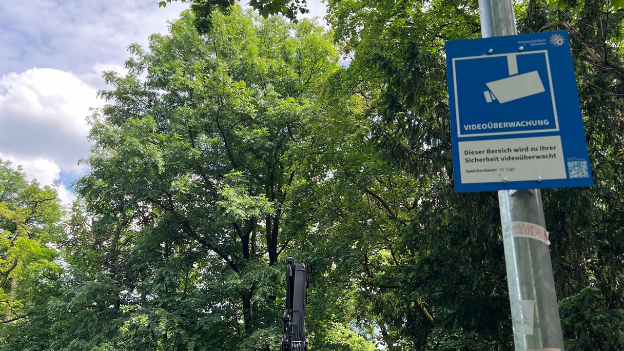 Polizei richtet Videoüberwachung am Alten Botanischen Garten ein