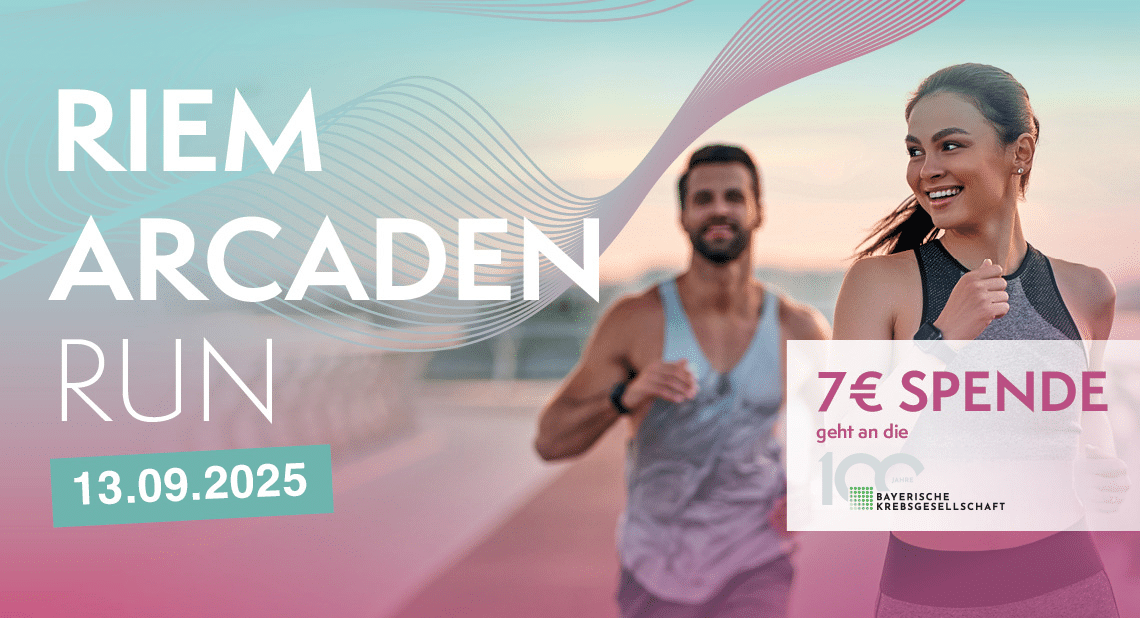 Riem Arcaden Run 2025 für krebskranke Menschen