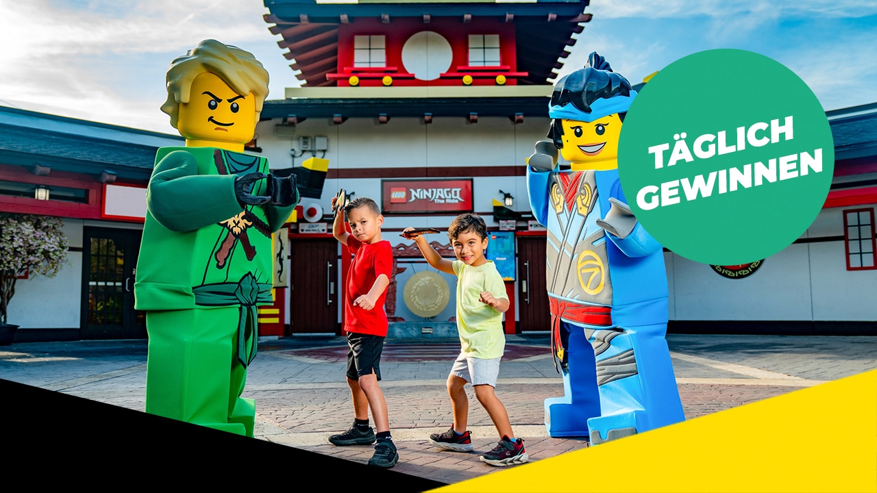 Osterferien im LEGOLAND®: Jetzt Familienpakete gewinnen