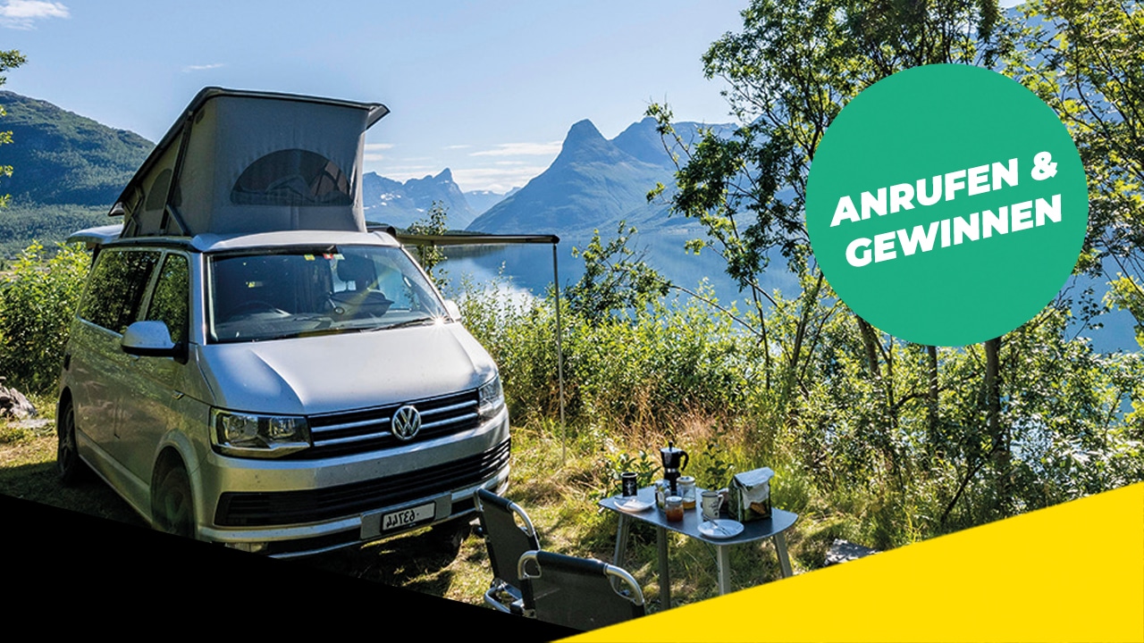 Hör die Sektkorken knallen und gewinne deinen Sommer im Camper