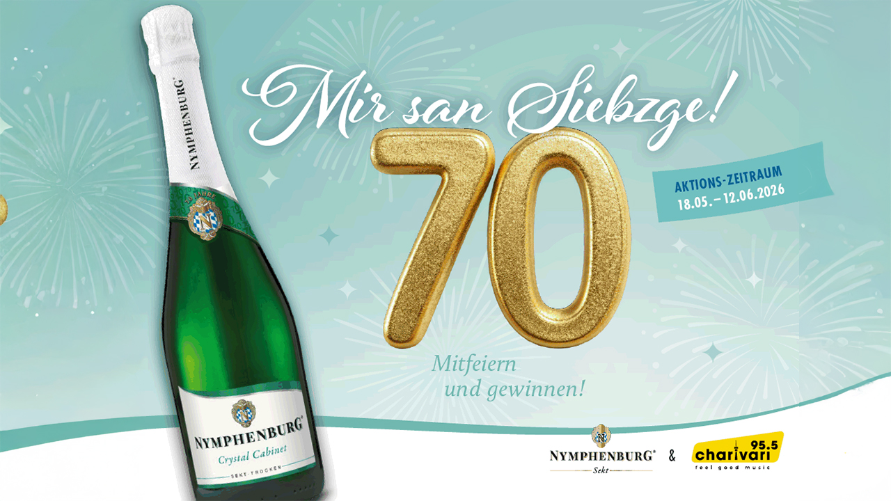 Wir feiern 70 Jahre Nymphenburg Sekt und dein Jubiläum