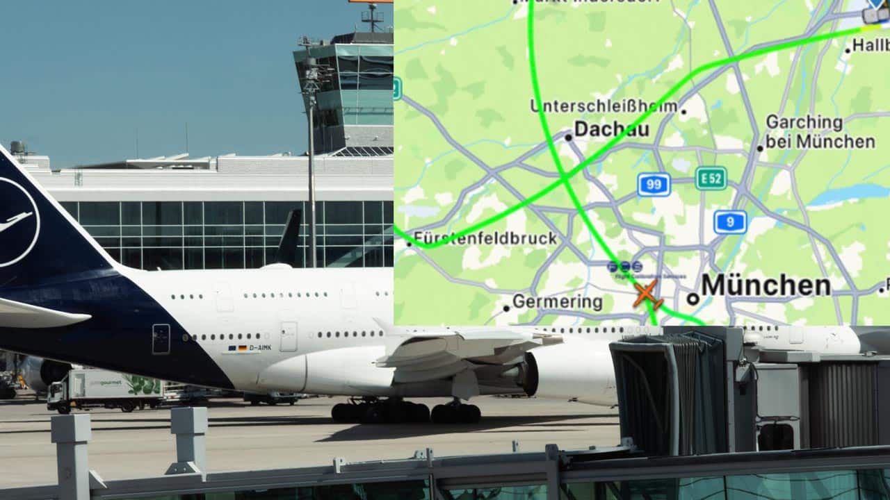 Warum gerade nachts über München ungewöhnliche Routen geflogen werden