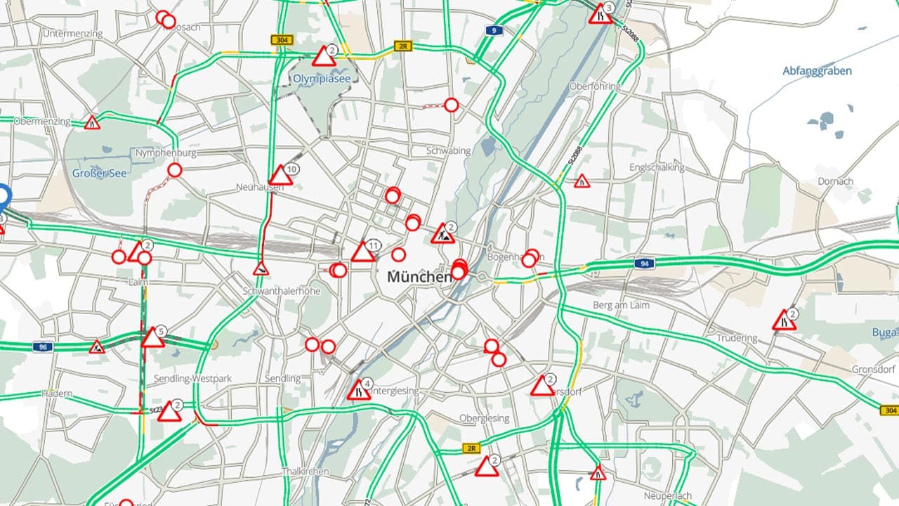 Google Maps aus Bayern: BayernInfo zeigt umfassenden Verkehrsüberblick