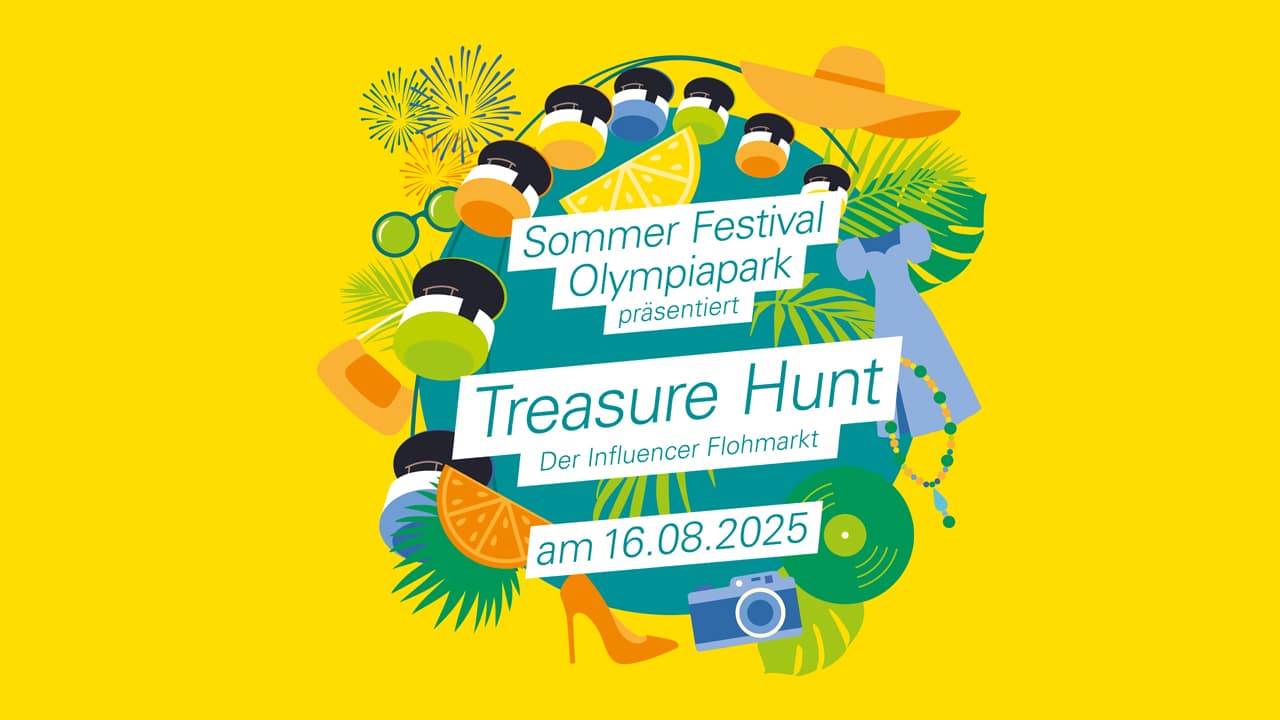 TREASURE HUNT Münchens größter Influencer Flohmarkt beim Sommerfestival im Olympiapark