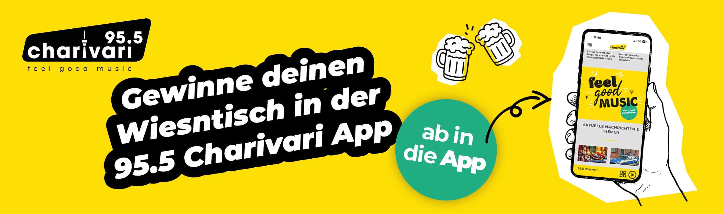 Jeden Tag eine neue Chance auf einen Wiesntisch