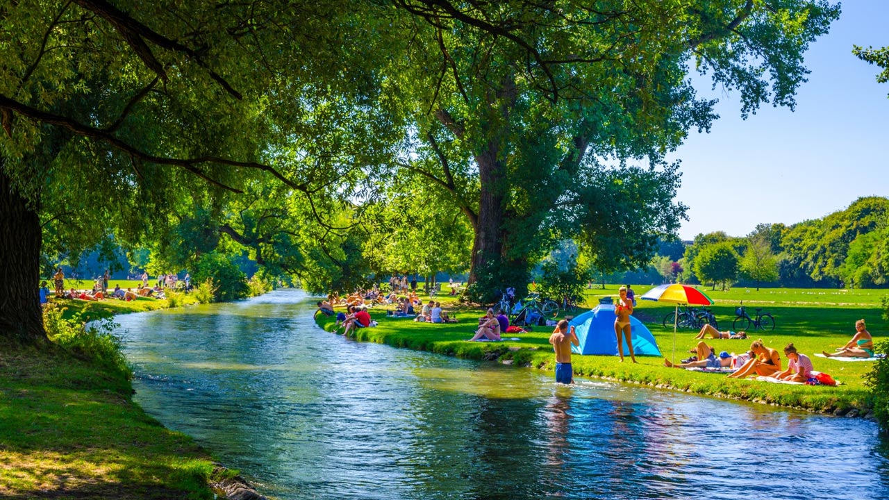 Die kühlsten Orte im heißen Sommer in München
