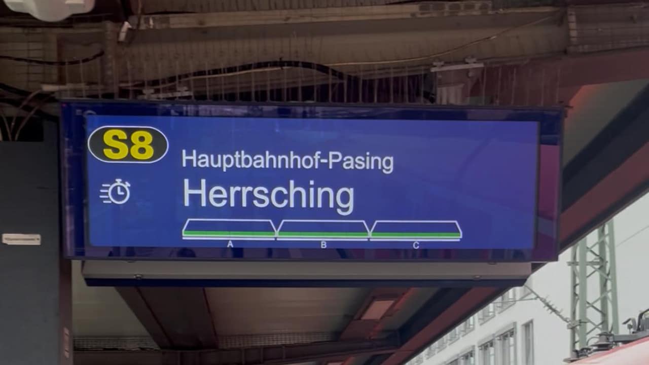 Echtzeit-Auslastung: Neue Anzeige startet bei Münchner S-Bahn