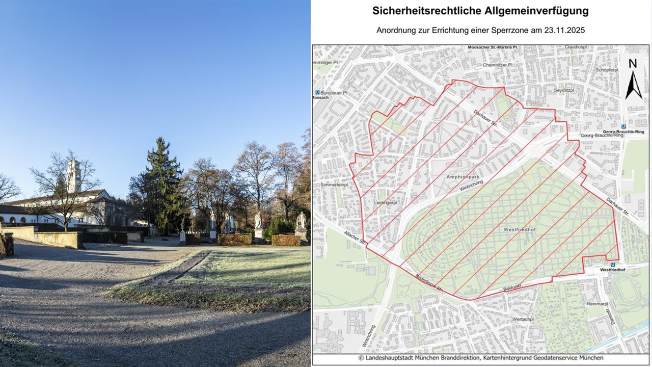 Weltkriegsbombe in München entdeckt: Wann und wo entschärft wird