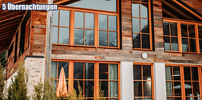 5 Übernachtungen im Luxus-Chalet für bis zu 6 Personen