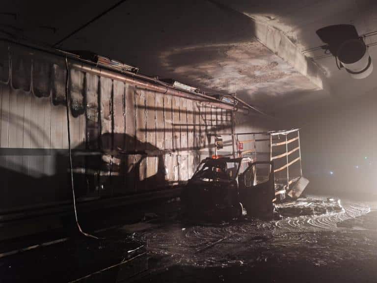 Nach Brand: Luise-Kiesselbach-Tunnel im Juli teilweise gesperrt