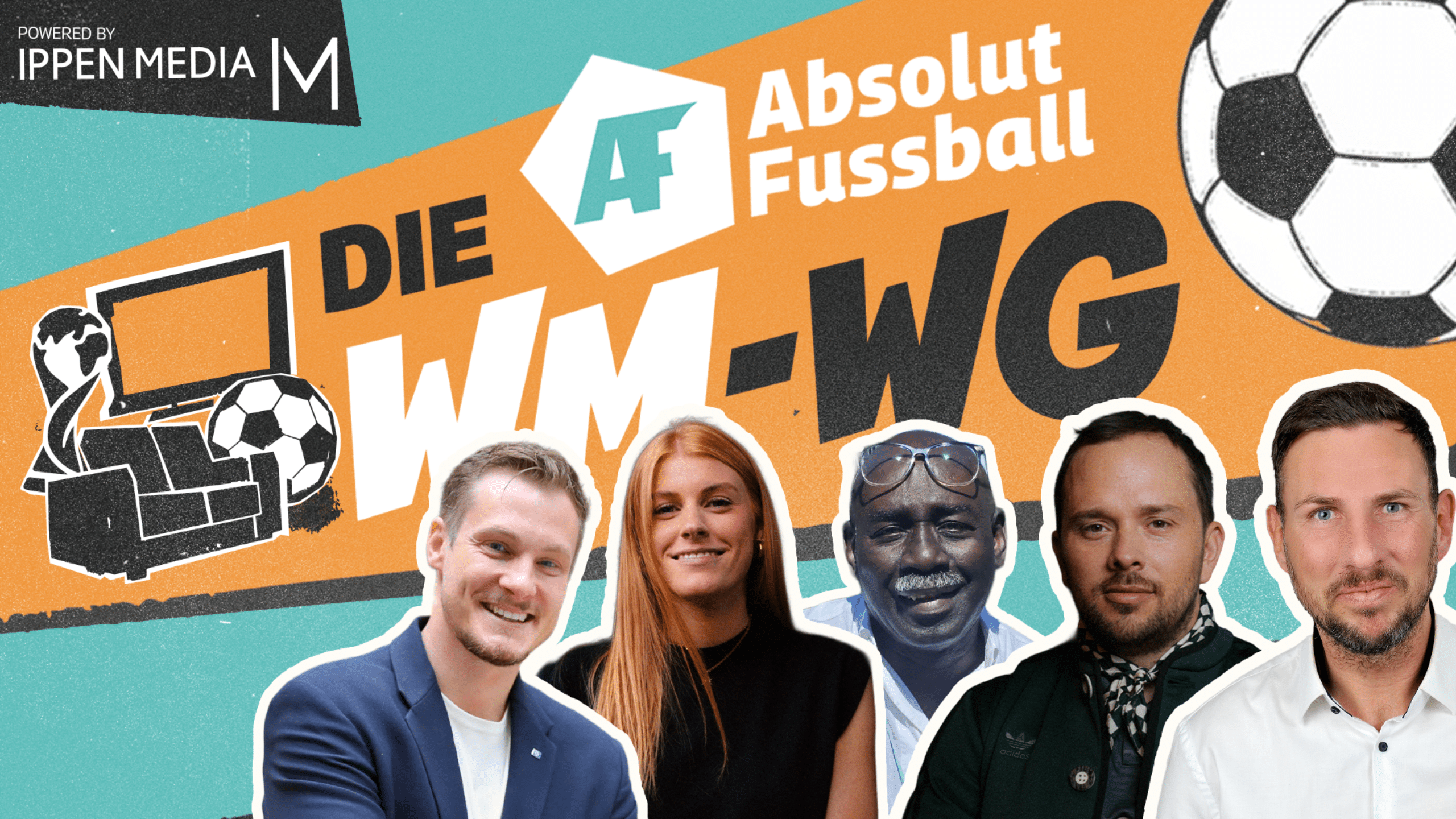 „Die WM-WG“: Die tägliche Fußball-Show zur WM 2026