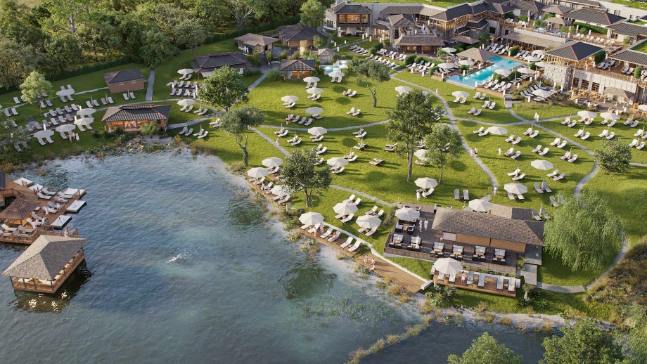Richtfest für das vabali spa München: Die balinesische Wellnessoase rückt näher