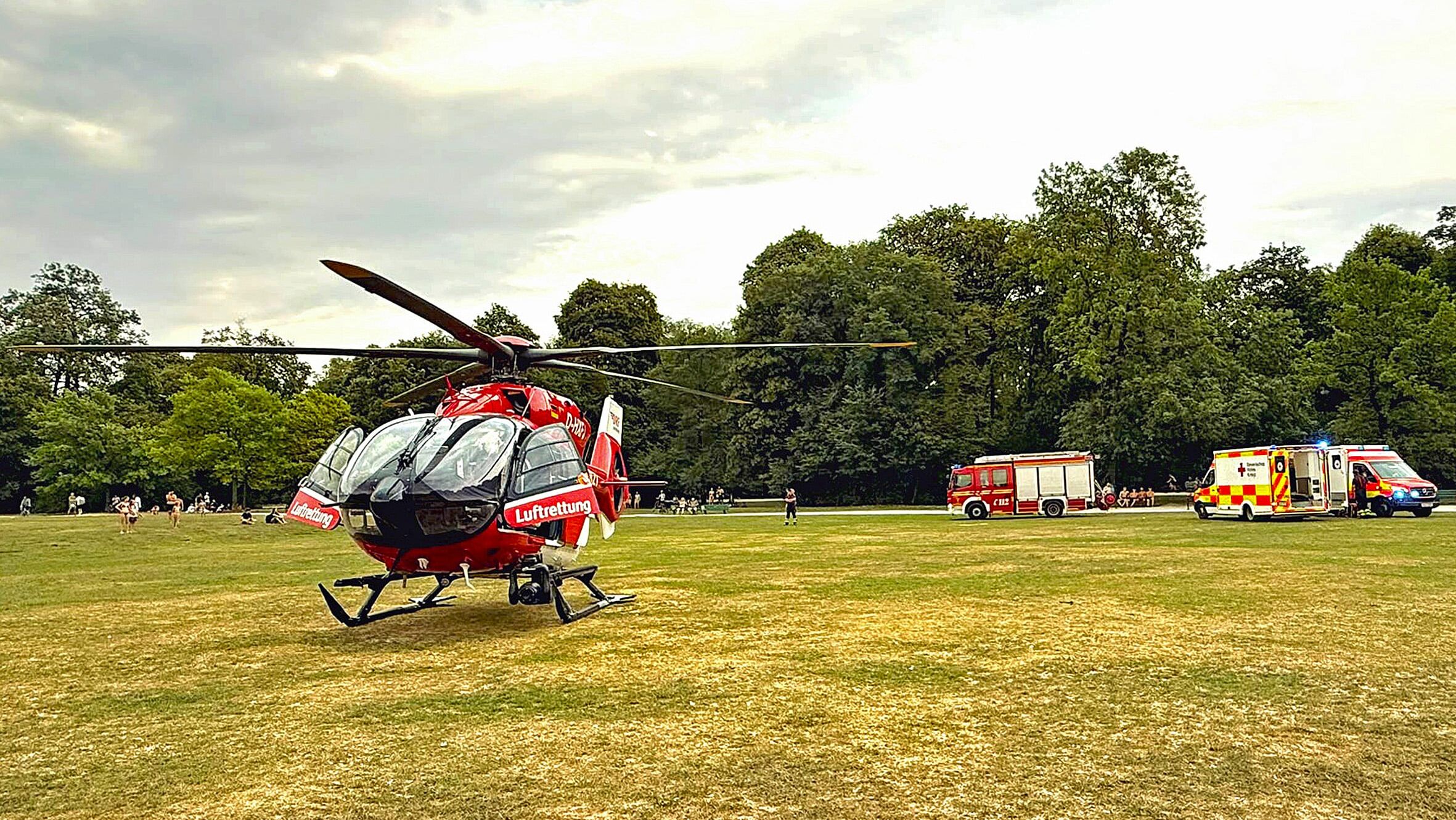 Nach Insektenstich: Schneller Einsatz im Englischen Garten