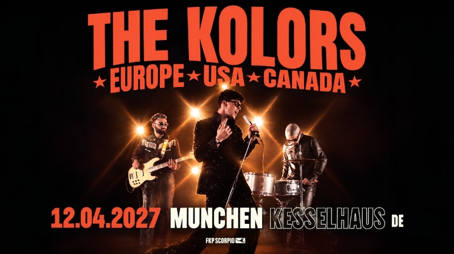 The Kolors kommen am 12. April 2027 ins Kesselhaus – wir laden euch ein!
