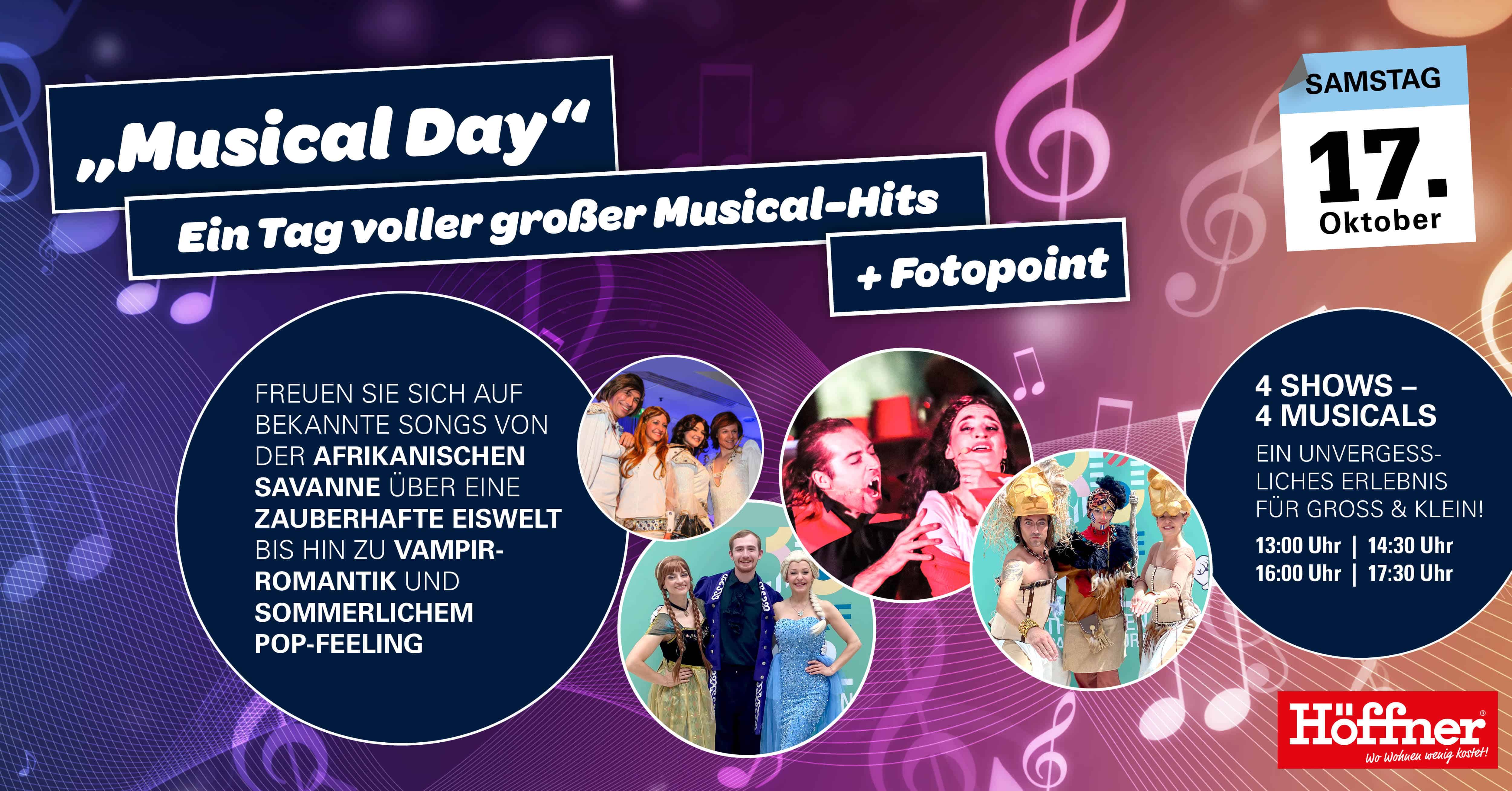 Musical Day bei Höffner: Vier Shows und viel Musik in Freiham